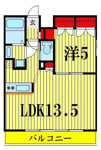6階の間取り図