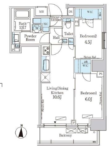 14階の間取り図