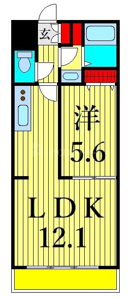5階の間取り図
