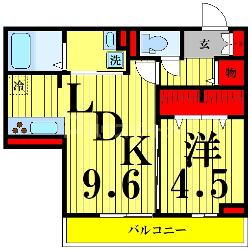 2階の間取り図