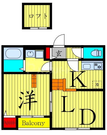 2階の間取り図