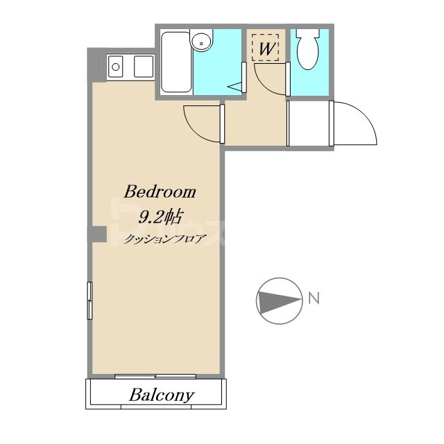 2階の間取り図