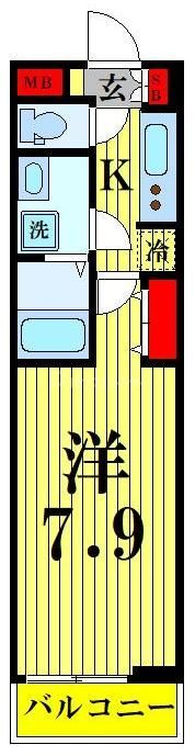 1階の間取り図