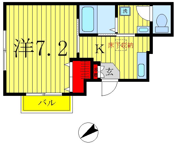 1階の間取り図