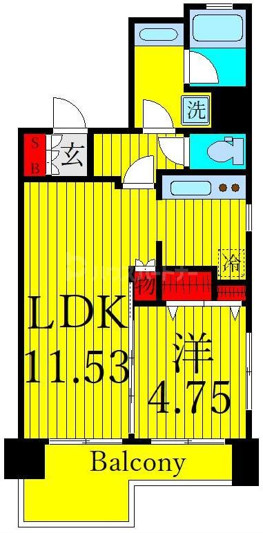 5階の間取り図