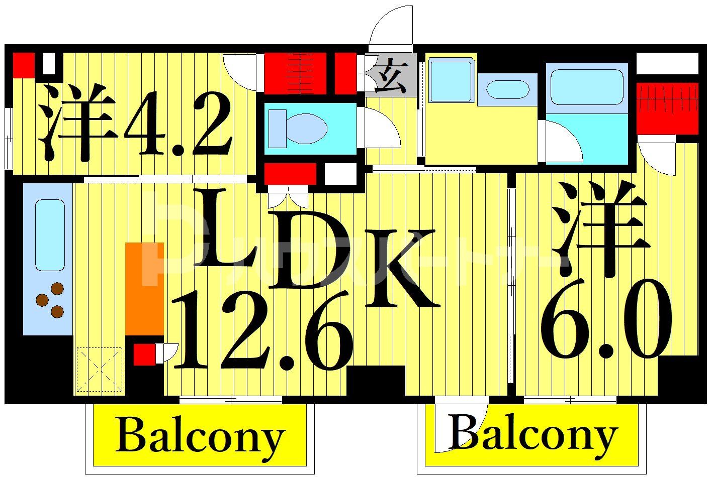 14階の間取り図