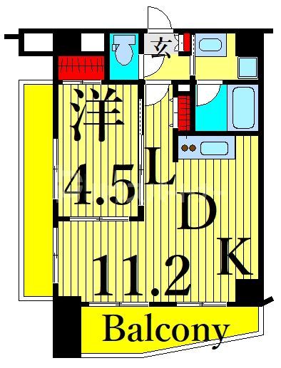 2階の間取り図