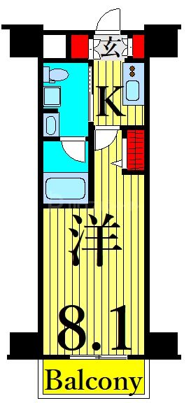 6階の間取り図