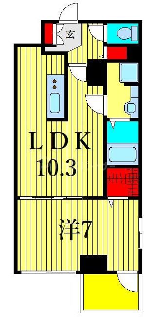2階の間取り図