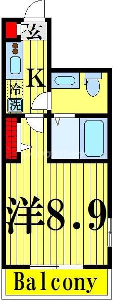 2階の間取り図