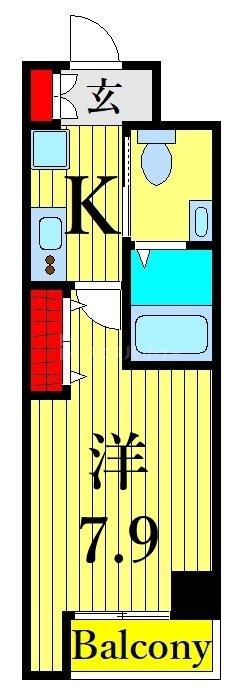 4階の間取り図