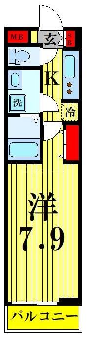 1階の間取り図