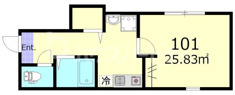 1階の間取り図