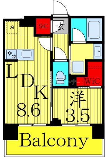 5階の間取り図