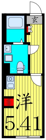4階の間取り図