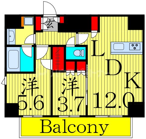 7階の間取り図