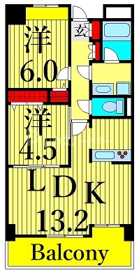 4階の間取り図