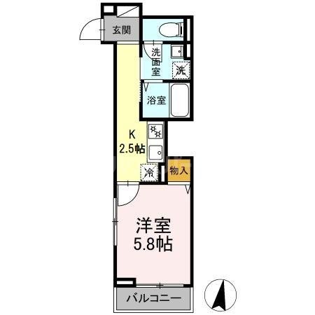 1階の間取り図