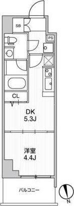 2階の間取り図