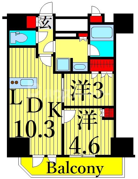 14階の間取り図