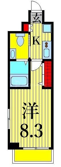 4階の間取り図
