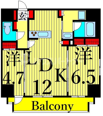 2階の間取り図