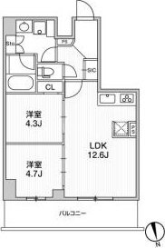 9階の間取り図