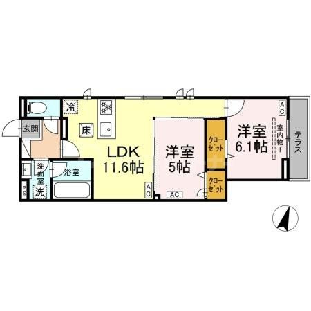 3階の間取り図