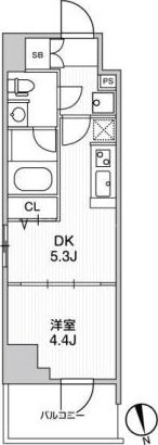 2階の間取り図