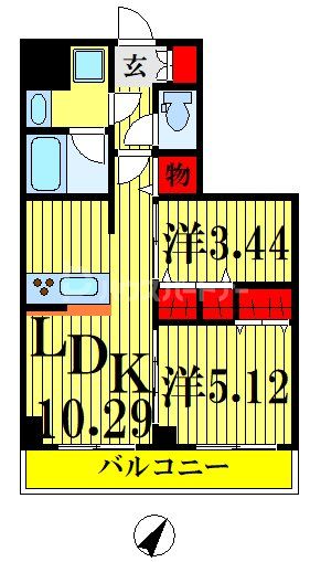 7階の間取り図