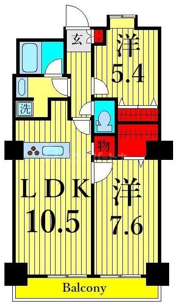 12階の間取り図