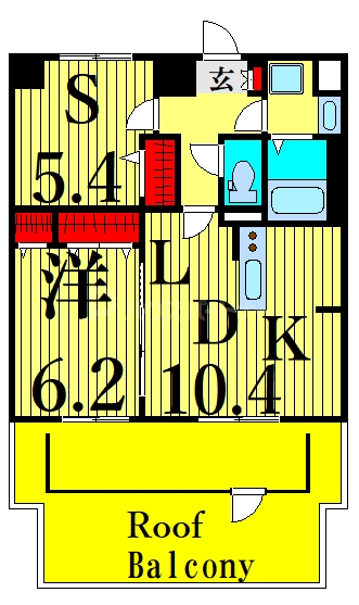 5階の間取り図