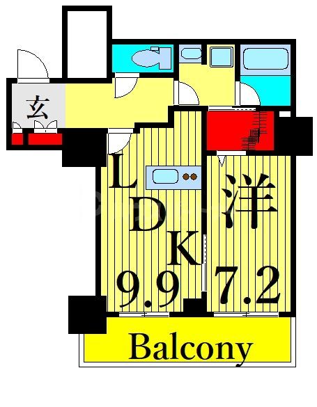 4階の間取り図