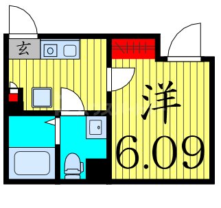 4階の間取り図
