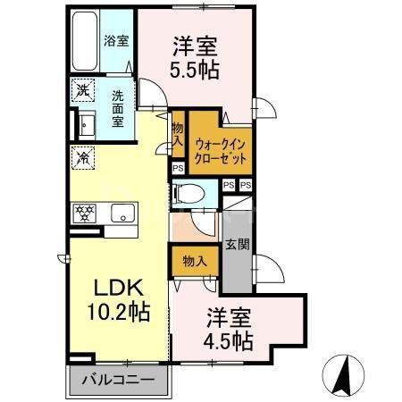 3階の間取り図