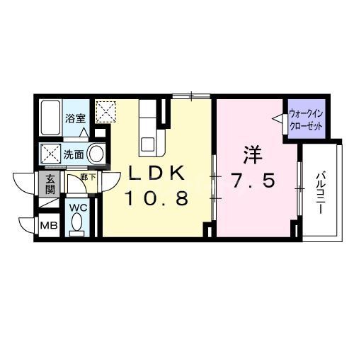 4階の間取り図