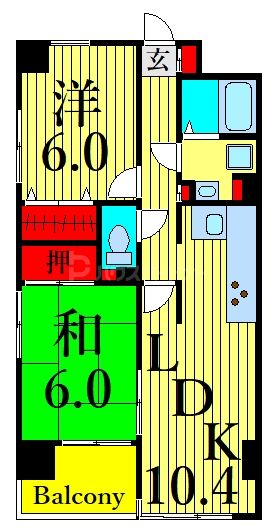 7階の間取り図
