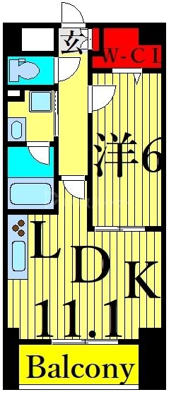8階の間取り図