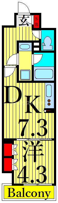 14階の間取り図