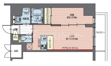 15階の間取り図
