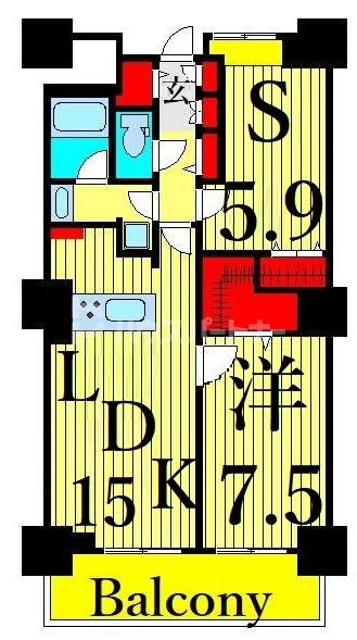23階の間取り図