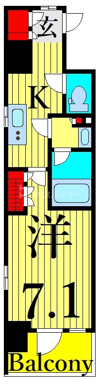 7階の間取り図