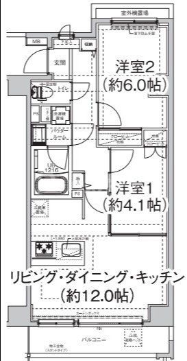 5階の間取り図