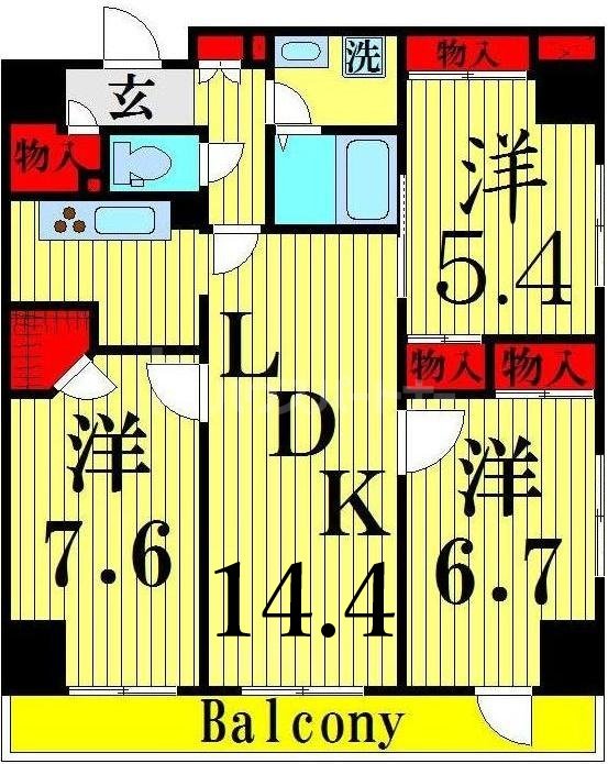 14階の間取り図