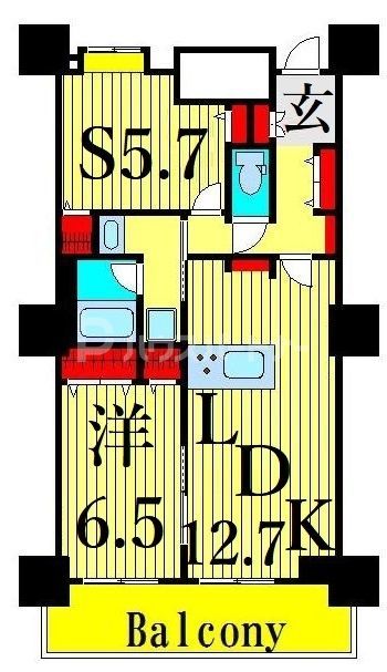 22階の間取り図