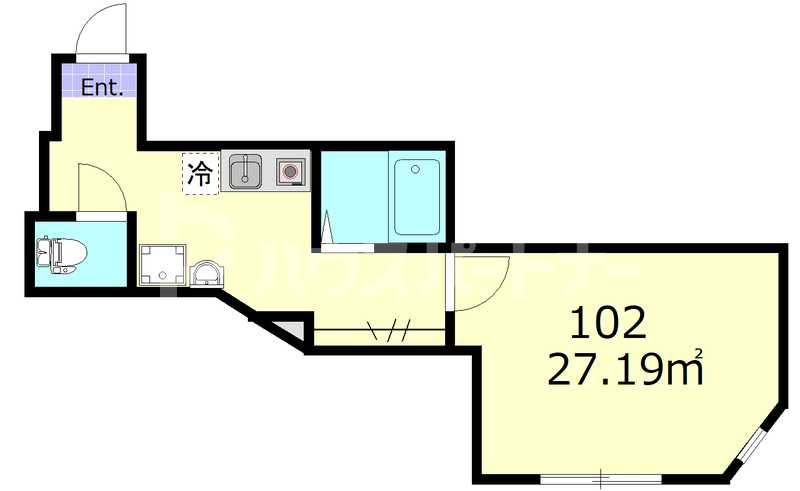 1階の間取り図
