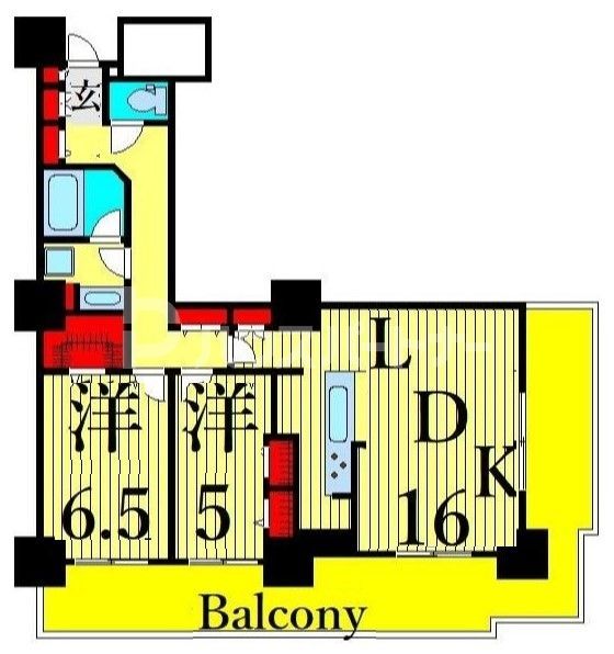 4階の間取り図