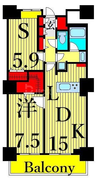 19階の間取り図