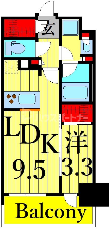 7階の間取り図
