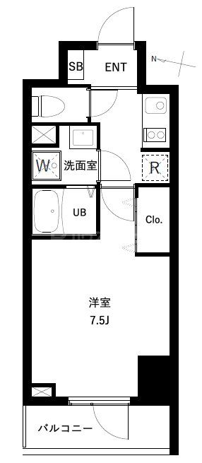 11階の間取り図